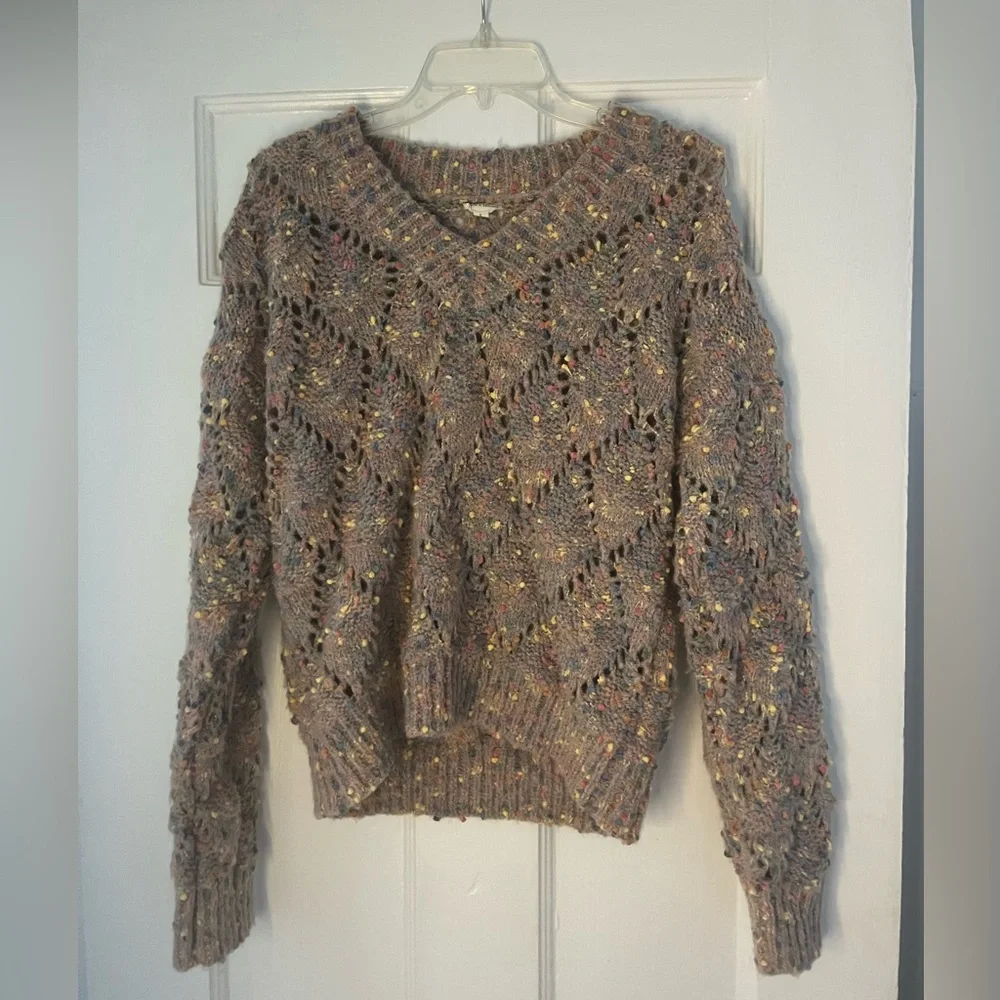 Hem & Thread Colored Sweater - Picture 1 of 1